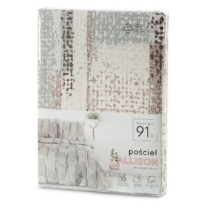 Pościel D91 Allison Srebrny