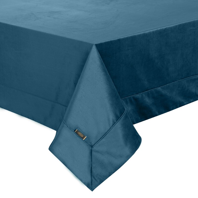 Obrus Velvet Granatowy - obrazek 3