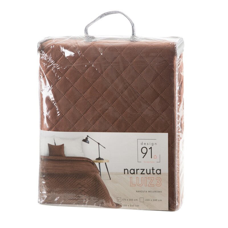 Narzuta D91 Luiz 3 Ceglasty - obrazek 2