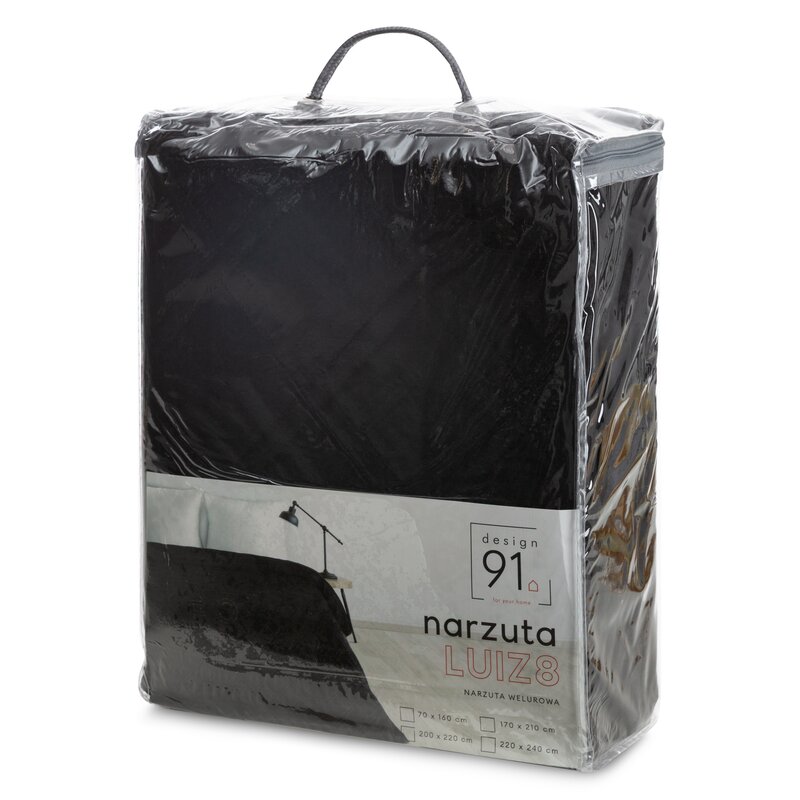Narzuta D91 Luiz 8 Czarny - obrazek 2